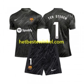 FC Barcelona Ter Stegen 1 Voetbalshirts Doelman Kind Third 2024-25